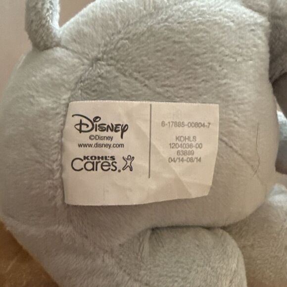 Dumbo Plush Kohls Cares Disney Stuffed Animal Elephant Toy Circus nostalgia - Picture 7 of 9